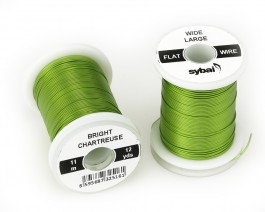 Flat Colour Wire, Large, Wide, Bright Chartreuse